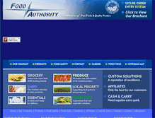 Tablet Screenshot of foodauthority.com